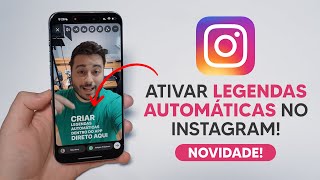 Como Gerar Legendas Automáticas no Instagram FINALMENTE [upl. by Eniagrom]