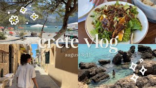 CRETE VLOG vacation in Greece magnificent views Rethymno Lake Kournas and so much more [upl. by Jentoft]