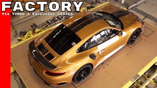 Porsche 911 Turbo S Exclusive Series Factory [upl. by Welton866]