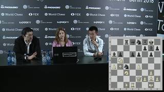 Round 13 Press conference with Ding Liren and Kramnik [upl. by Aiveneg255]