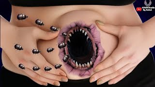 ASMR Deep Navel Care  ASMR Remove Maggots from Belly Button  ASMR 2d Treatment [upl. by Snehpets237]