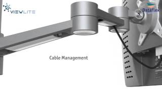 Dataflex ViewLite Monitorhalterungen Produkt Präsentation [upl. by Heinrike]