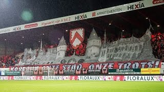 TIFO quotKortrijk onze stad onze trotsquot  KV Kortrijk  Zulte 05032016 [upl. by Nilrak29]