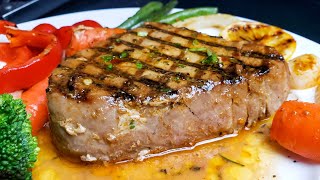 The PERFECT TUNA STEAK Recipe  Tasty and Juicy Tuna Steak [upl. by Tertius]