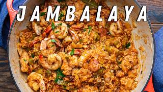 Chicken and Sausage Jambalaya  EASY One Pot Dinner [upl. by Egdamlat216]