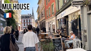 Mulhouse France 🇫🇷 Walking Tour 4K 60fps Saturday 21 September 2024 City Walk Alsace Europe [upl. by Aninaig]