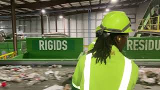 Inside a Waste Management recycling facility [upl. by Rodney833]