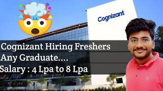 Cognizant Recruitment 2024  Hiring Freshers  Data Analyst  Any Passout  Any Graduate [upl. by Alaric]