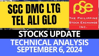 SCC  DMC  LTG  TEL  ALI  GLO  PSE TECHNICAL ANALYSIS [upl. by Shiekh474]