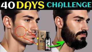 Beardo Beard Growth 40 Days Challenge  Best Beard Oil For Patchy Beard in India 2024 [upl. by Ardnasirhc]