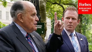 Andrew Giuliani Responds To Incident Involving Rudy Giuliani At Campaign Event In Staten Island [upl. by Marybelle121]