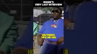 Notorious BIG on Tupacs Death in His Very Last Interview  tupac biggie hiphop music shorts [upl. by Ponzo]