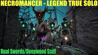 Necromancer  Legend True solo  Dual SwordsDeepwood  Screaming Bell  Warhammer Vermintide 2 [upl. by Uohk451]