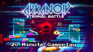 Arkanoid Eternal Battle  20 Minute Gameplay Retro Arcade Game Remake  1080p60fps [upl. by Ateinotna534]