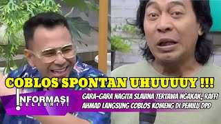 Garagara Nagita Slavina Tertawa Ngakak Raffi Ahmad Langsung Coblos Komeng di Pemilu DPD [upl. by Ettennej]