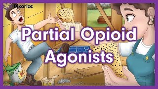 Partial Opioid Agonists Mnemonic for USMLE [upl. by Hsihsa]