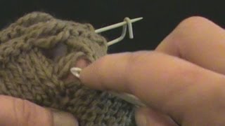 Tuto Tricot Rattraper une maille sur jersey envers et point mousse [upl. by Ul999]