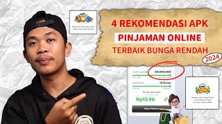 4 Pinjaman Online Bunga Rendah Aman Dan Terdaftar Di OJK [upl. by Rehpatsirhc]