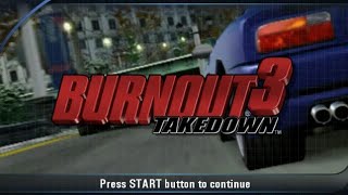 Burnout 3 Takedown  Main Menu Video with soundtrack [upl. by Leora856]