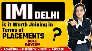 International Management Institute Delhi  Admission  Eligibility  Cut Off  Courses  Placement [upl. by Durstin]