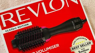 Revlon Salon OneStep Hair Dryer and Volumiser  Review amp Unboxing Video  Best seller Product 🇬🇧🇬🇧 [upl. by Flora]