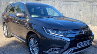 2018 Mitsubishi Outlander 24 PHEV 4H 5dr Review at Richard Lawson Autoecosse NL68YWH [upl. by Rick]