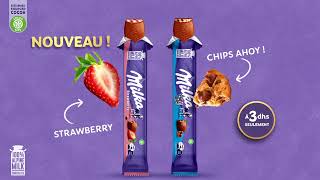 Découvrez les nouvelles saveurs des petits formats Milka  Goût Fraise et Chips Ahoy à petit prix​ [upl. by Ahsieken640]