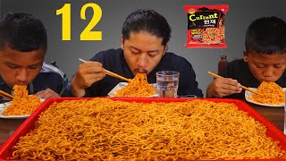 12 Current Noodle in 7 minute Challenge HimaLiFoodie [upl. by Pain]