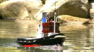 RC Boat  Jan  Steam Tug [upl. by Yggam]