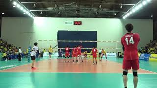 Volleyball Japan vs Brazil  Friendly Match Highlights Court View [upl. by Airotna]