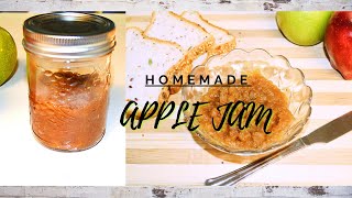 Homemade Apple Jam Recipe without Pectin or artificial colors [upl. by Frankhouse]