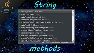 Java String methods 💬 [upl. by Nie]