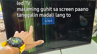 Maraming guhit sa screen na tv madali lang yan e repair ganito lang yan sundan mo lang to [upl. by Warring]