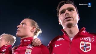 Fuckups done live  wrong national anthem Serbia  Norway u21 [upl. by Robma401]