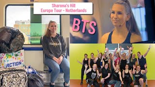 BEHIND THE SCENES  VLOG  Sharonas Hill Europe Tour  Netherlands [upl. by Ardnasxela]