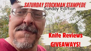 Knife Reviews And Giveaways Saturday Stockman Stampede [upl. by Ardnad]