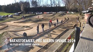 BARNSTORMERS PRE SEASON OPENER 2024 40PLUS NITRO BUGGY AMAIN [upl. by Nyved]