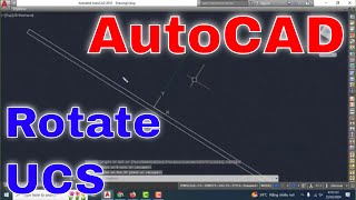 How to Rotate User Coordinate System AutoCAD [upl. by Natsyrt]