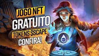 Jogo NFT gratuito pagando em Criptomoeda Scape  Confira [upl. by Abbey]