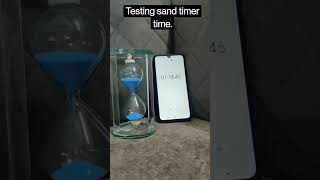 Testing sand timer time [upl. by Doretta225]