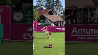 Olivia Cowan Golf Swing  The Amundi Evian Championship 2022 [upl. by Ellga783]