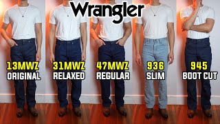 COMPLETE Guide To Wrangler Cowboy Cut Jeans 13MWZ 31MWZ 47MWZ 936 945 [upl. by Ileyan]