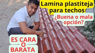 Lamina plastiteja para techos buena o mala opción ¿ Que tan cara es [upl. by Zoa]