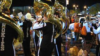 Virginia Tech Marching Virginians Perform Hokie Pokie In Tailgates [upl. by Hgiellek256]