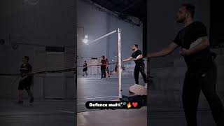 Best defence multishuttling🔥trending youtube viralvideo video youtubeshorts reels badminton🏸 [upl. by Ecnarrot]