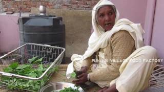 Palak Paneer Recipe ❤ Grandma style Recipe ❤ Punjabi Village Palak Paneer Recipe [upl. by Dehnel920]