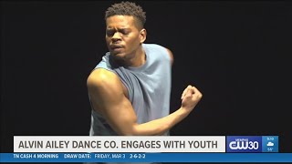 Alvin Ailey Dance Company leaps into Memphis to inspire youth [upl. by Aynosal]