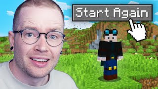 Its Time To Start Again Minecraft Part 1 [upl. by Aimit]