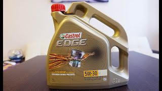 Масло c ТИТАНОМ Castrol EDGE 5W30 LL для VW AUDI SKODA [upl. by Amby]