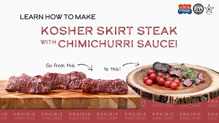 Kosher Skirt Steak with Chimichurri Sauce [upl. by Aratahs403]